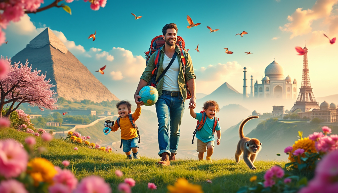 join a father's incredible journey as he explores 30 countries with toddlers in tow, balancing adventure and sanity. discover tips, insights, and heartwarming moments from a unique travel experience that every parent can relate to!