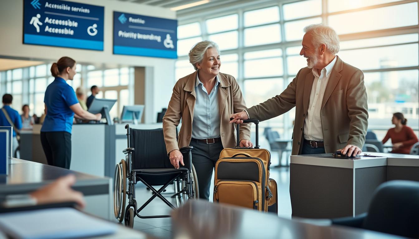 discover key travel tips for seniors to make air travel easy, safe, and stress-free. learn how to prepare, pack smart, and navigate airports for a comfortable journey.