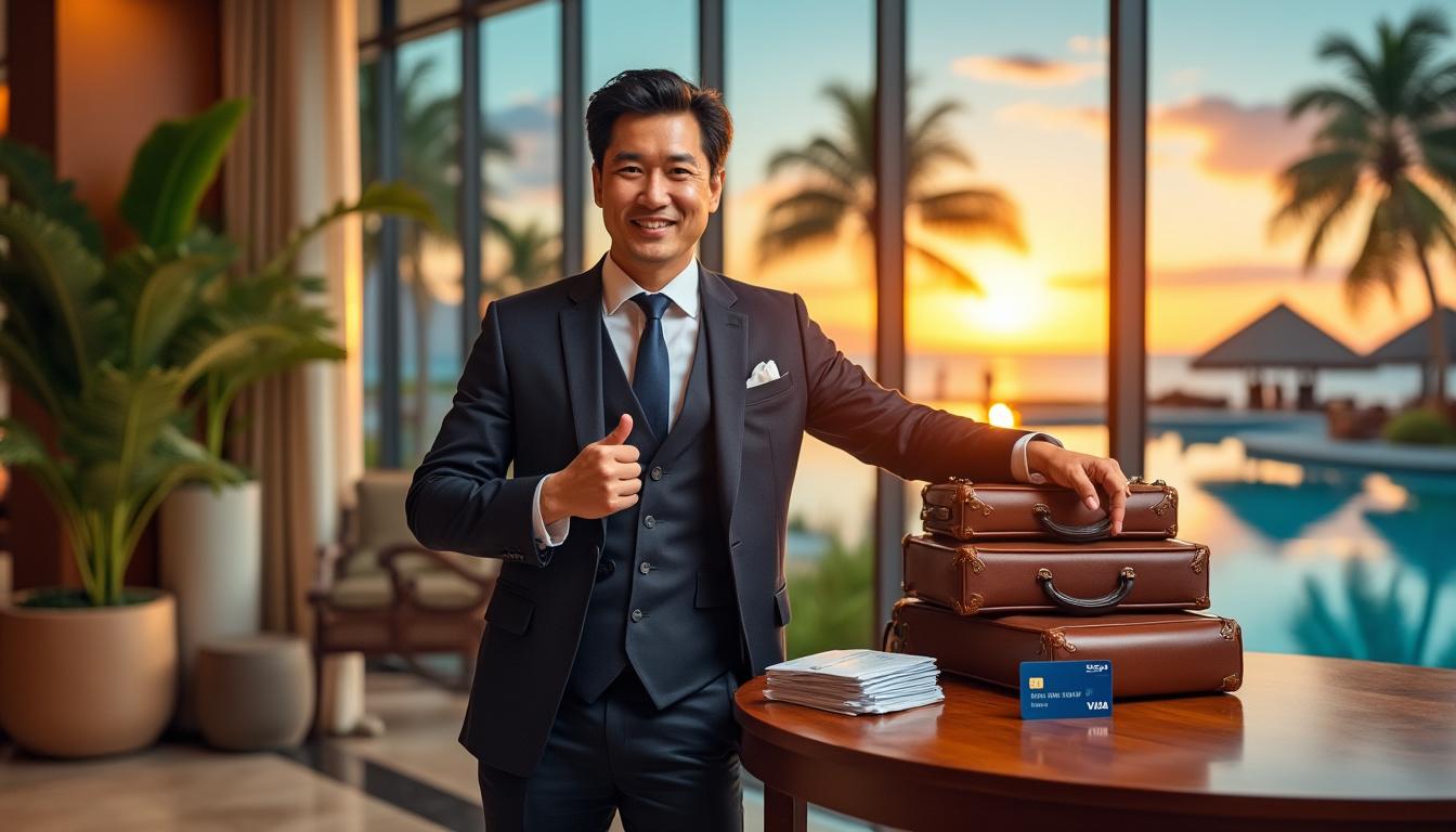 crazy rich asians star shares his top travel tips and unveils a new travel rewards credit card—maximize points, perks, and unforgettable getaways.