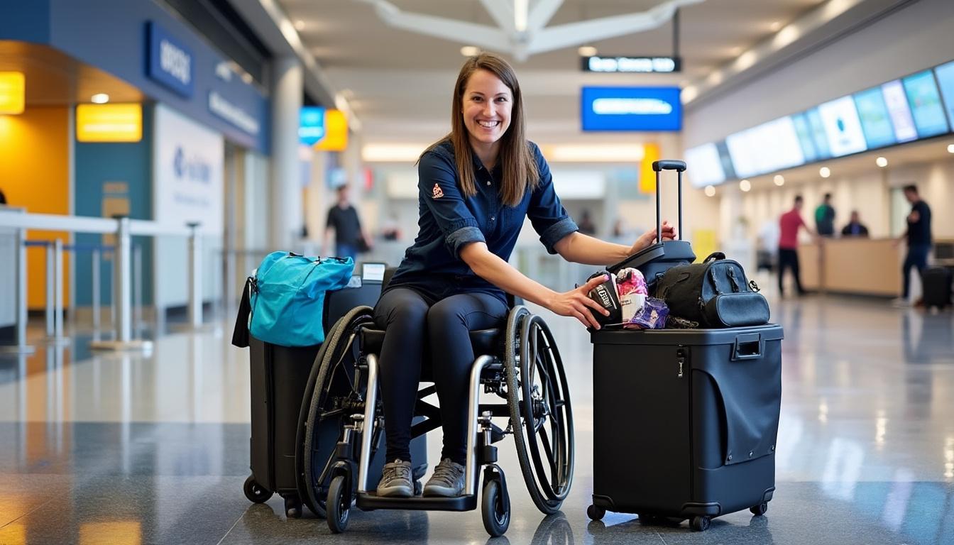 discover paralympian brenna huckaby's expert tips for handling long flights and busy travel schedules with ease and confidence.
