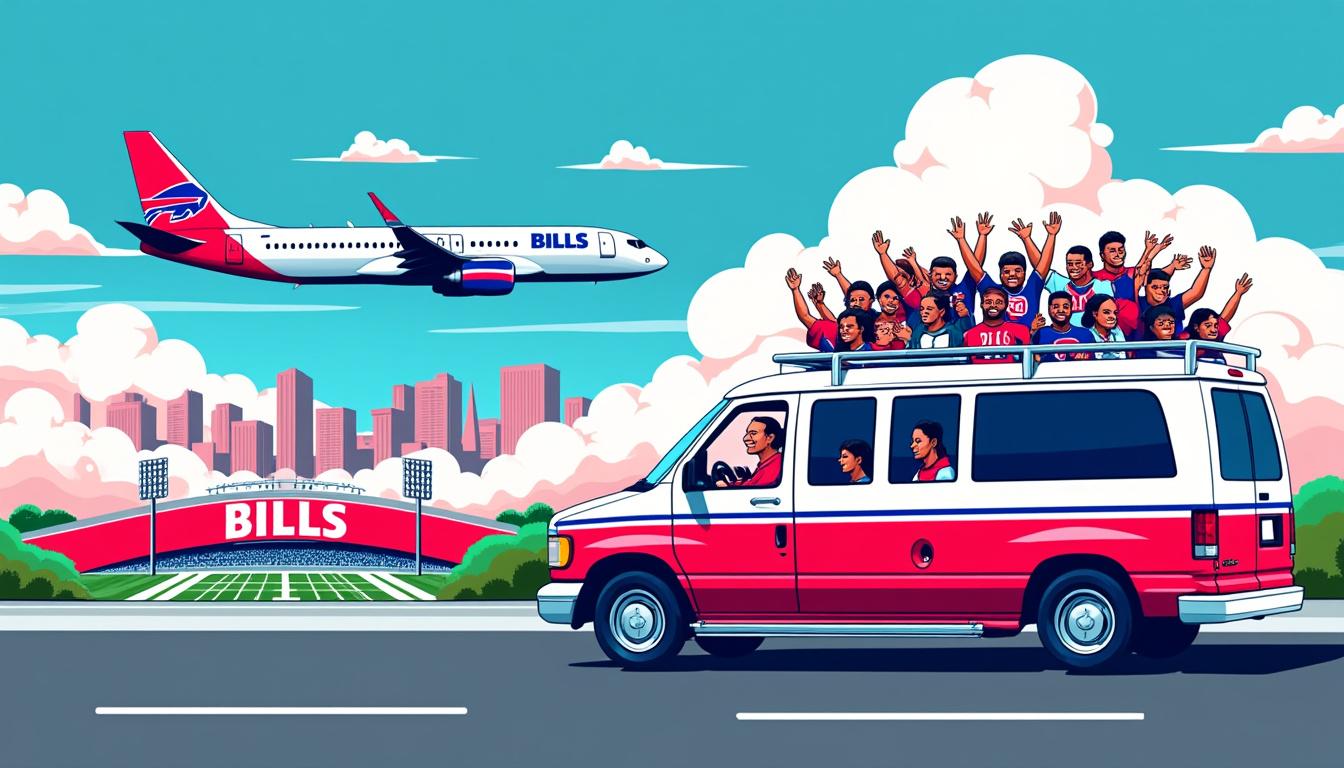 discover aaa's expert guide for bills fans choosing between flights and road trips to the playoff showdown, including tips on costs, convenience, and travel experience.