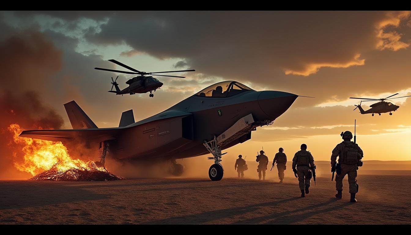 stay updated with live coverage as the u.s. launches an emergency recovery mission following the downing of a fighter jet in iran.